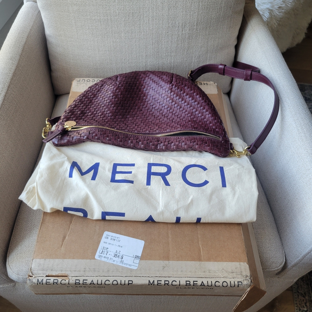 Clare V Grande Fanny Cassis - Picture 6 of 7